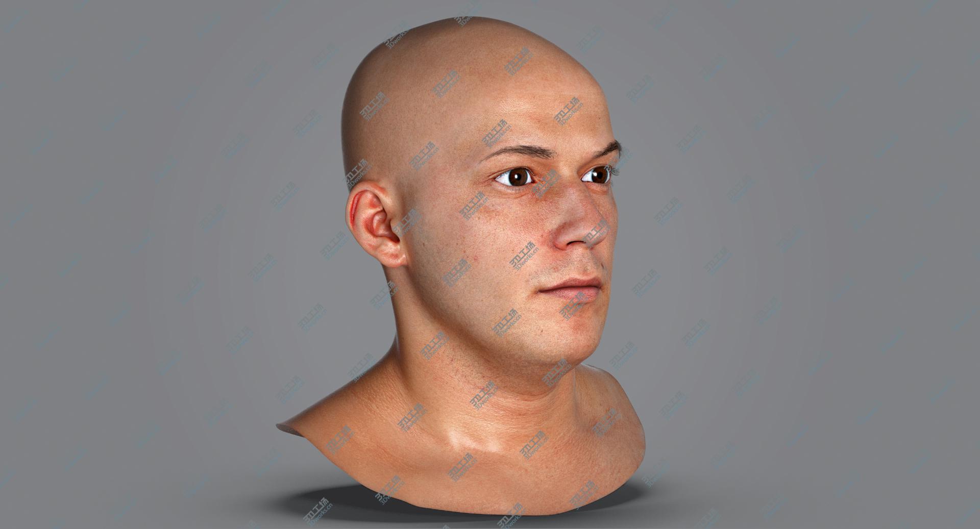 images/goods_img/202105073/3D PBR Marcus Real Human Head Outer Brow Raiser Both AU2/3.jpg